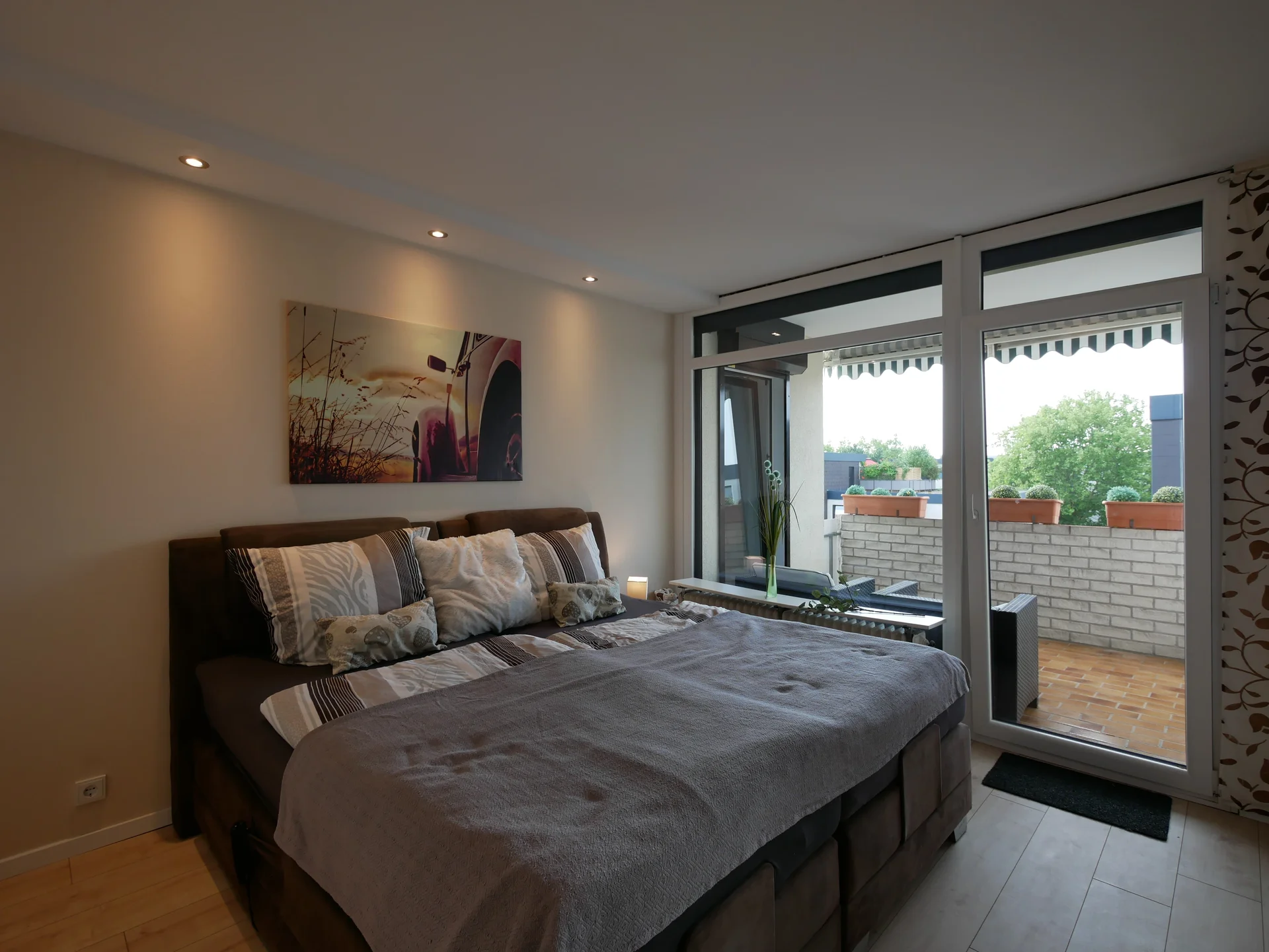 Residenzschloss Schlafzimmer mit Balkon