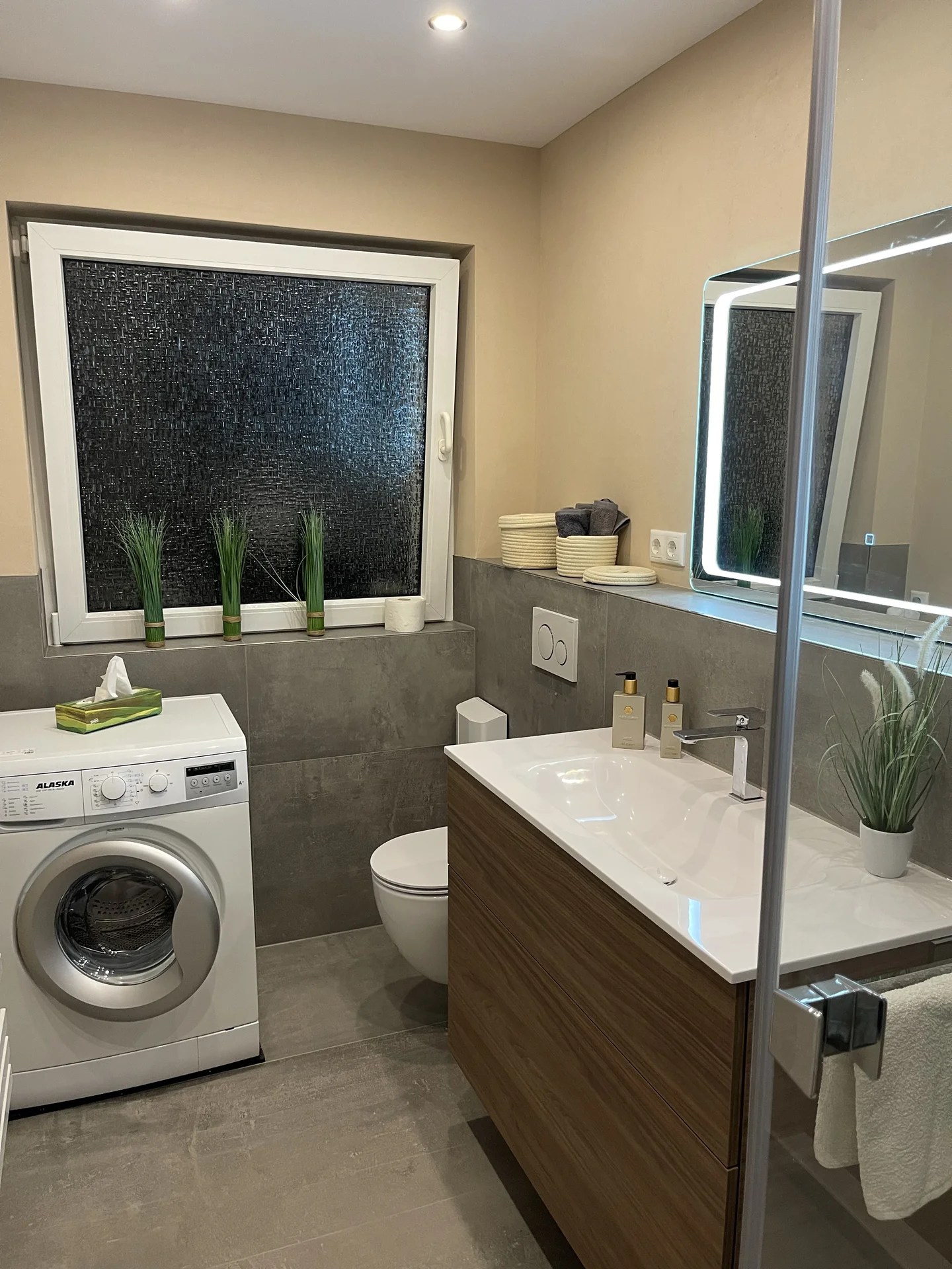 Residenzschloss Badezimmer mit Waschmaschine